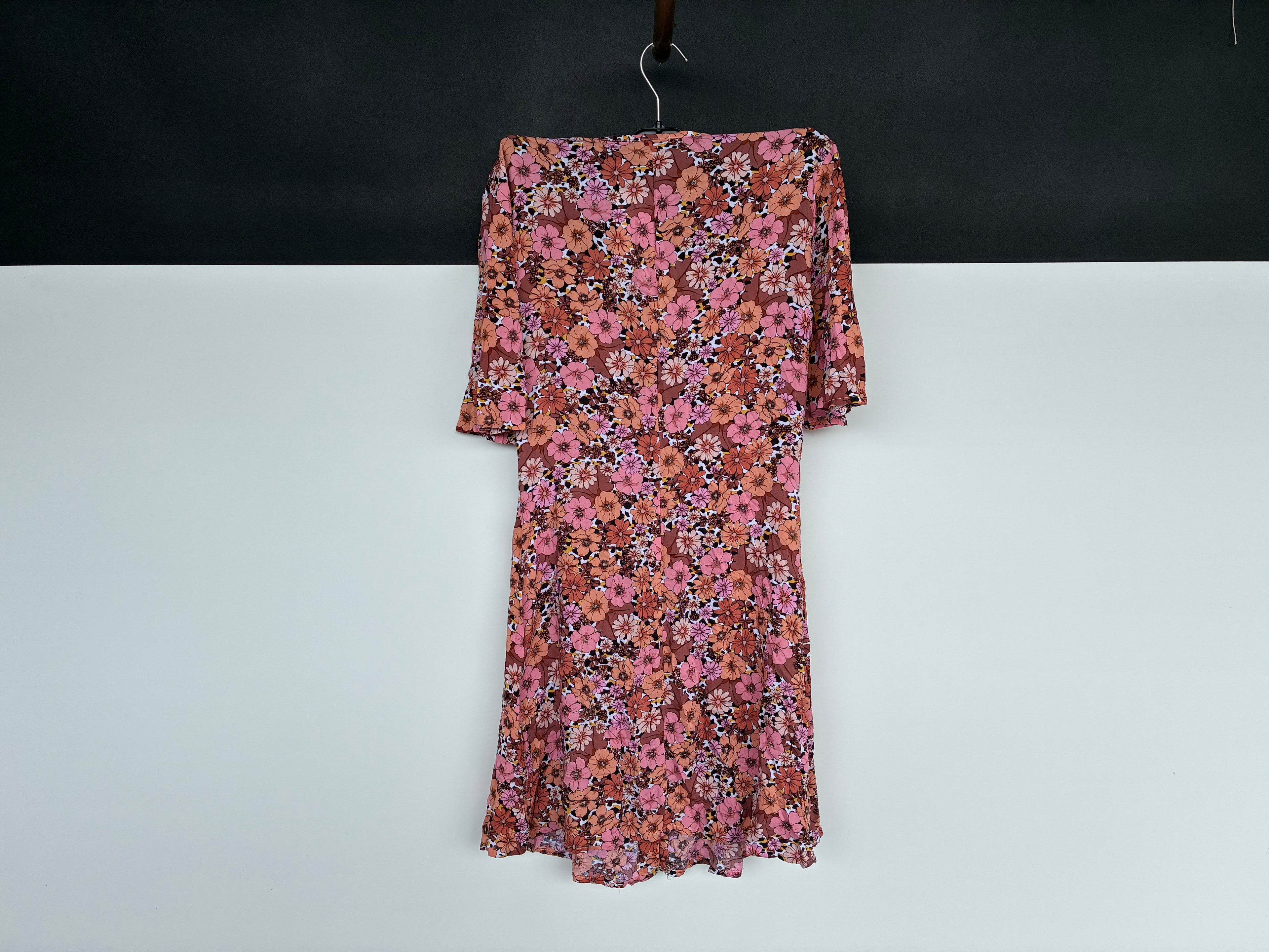 Vestito corto floreale scollo a V tezenis